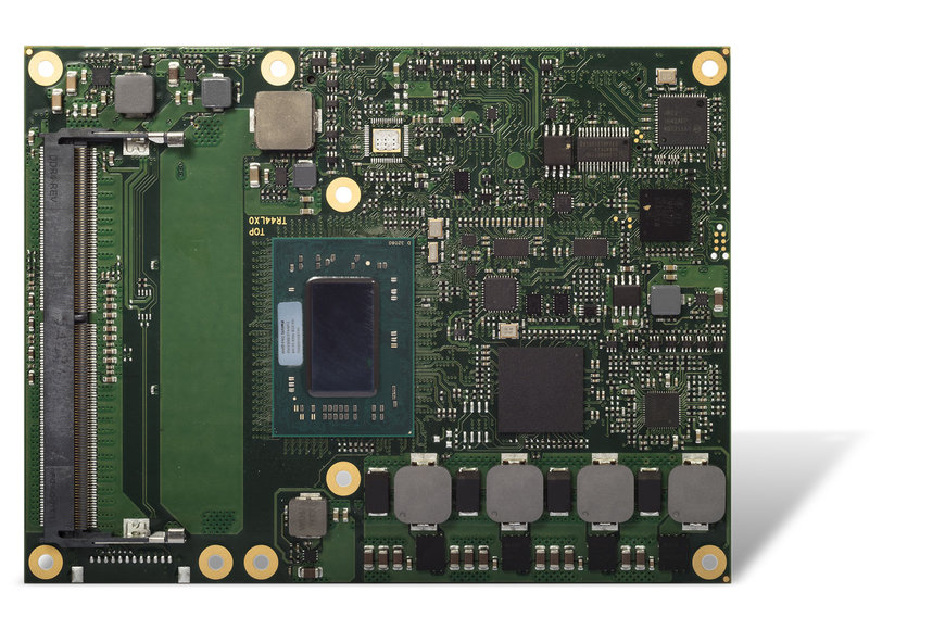 Module congatec COM Express basé sur AMD Ryzen pour la gamme de température industrielle